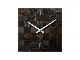 Часы настенные SLT 5195 CHESS BLACK WOOD в Нюрбе - nyurba.mebel-nsk.ru | фото