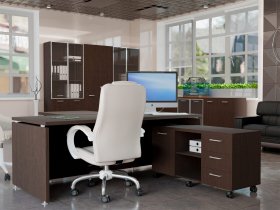 Комплект офисной мебели Президент-ПРО в Нюрбе - nyurba.mebel-nsk.ru | фото