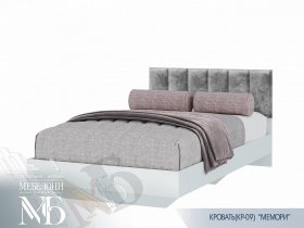 Кровать 1,2м Мемори КР-09 в Нюрбе - nyurba.mebel-nsk.ru | фото