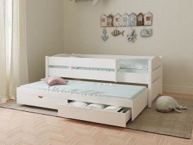 Кровать двухуровневая с ящиками «Лапландия» в Нюрбе - nyurba.mebel-nsk.ru | фото