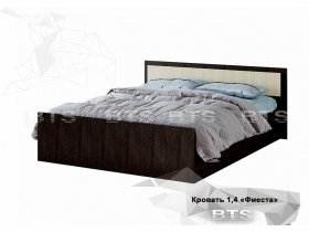 Кровать двуспальная 1,4м Фиеста (BTS) в Нюрбе - nyurba.mebel-nsk.ru | фото