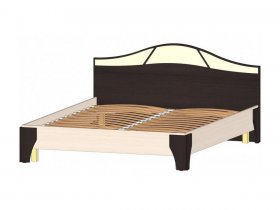 Кровать двуспальная 1,6 м Верона (Линаура) в Нюрбе - nyurba.mebel-nsk.ru | фото