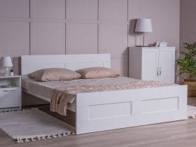 Кровать двуспальная 1,6м Сириус в Нюрбе - nyurba.mebel-nsk.ru | фото