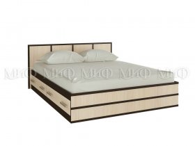Кровать двуспальная Сакура 1,4 м в Нюрбе - nyurba.mebel-nsk.ru | фото