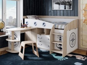 Кровать комбинированная «Немо» в Нюрбе - nyurba.mebel-nsk.ru | фото