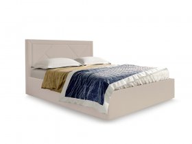Кровать мягкая 1,6 Сиеста стандарт, вар.2 в Нюрбе - nyurba.mebel-nsk.ru | фото