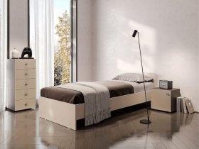 Кровать односпальная 0,9м Гиза в Нюрбе - nyurba.mebel-nsk.ru | фото