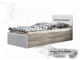 Кровать односпальная Наоми КР-12 в Нюрбе - nyurba.mebel-nsk.ru | фото