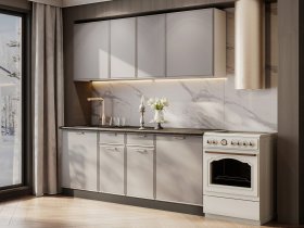 Кухонный гарнитур «Адель» 2,0м (нео) в Нюрбе - nyurba.mebel-nsk.ru | фото