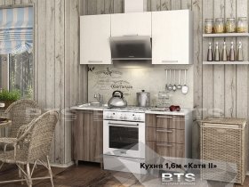 Кухонный гарнитур Катя-2 1,6 м (BTS) в Нюрбе - nyurba.mebel-nsk.ru | фото