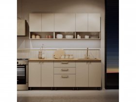 Кухонный гарнитур Орма 2,0м в Нюрбе - nyurba.mebel-nsk.ru | фото