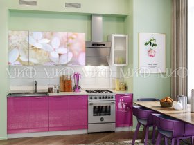 Кухонный гарнитур Вишневый цвет в Нюрбе - nyurba.mebel-nsk.ru | фото