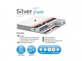 Матрас Silver Five в Нюрбе - nyurba.mebel-nsk.ru | фото