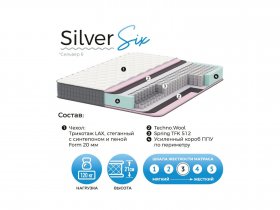 Матрас Silver Six в Нюрбе - nyurba.mebel-nsk.ru | фото