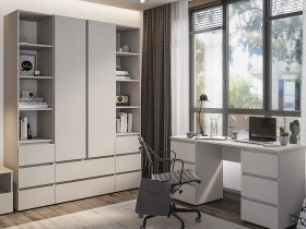 Модульная детская Люмо (кашемир) в Нюрбе - nyurba.mebel-nsk.ru | фото