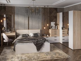 Модульная спальня Норд в Нюрбе - nyurba.mebel-nsk.ru | фото