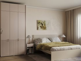 Модульная спальня Орма (МДФ) в Нюрбе - nyurba.mebel-nsk.ru | фото