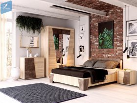 Модульная спальня Санремо в Нюрбе - nyurba.mebel-nsk.ru | фото