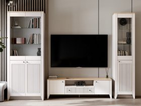 Модульная стенка Валенсия в Нюрбе - nyurba.mebel-nsk.ru | фото