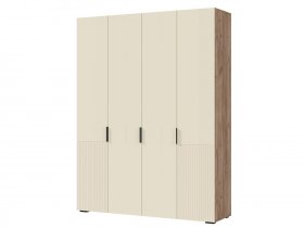 Шкаф четырехстворчатый (комби) Соната ШК-04 в Нюрбе - nyurba.mebel-nsk.ru | фото