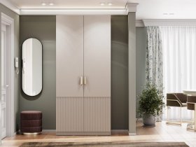Шкаф двухстворчатый Эккервуд (Нью) (меланж) в Нюрбе - nyurba.mebel-nsk.ru | фото