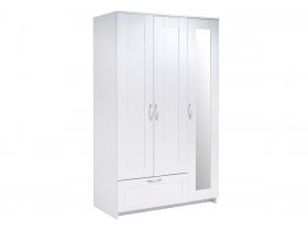 Шкаф комби 3 двери и 1 ящик Сириус в Нюрбе - nyurba.mebel-nsk.ru | фото