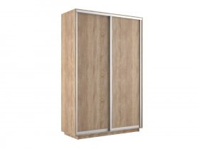 Шкаф-купе двухдверный Экспресс-2 (ЛДСП/ЛДСП) в Нюрбе - nyurba.mebel-nsk.ru | фото