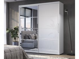 Шкаф-купе Крафт-6 2,0м (белый) в Нюрбе - nyurba.mebel-nsk.ru | фото