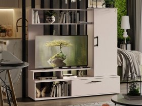 Стенка «Сиена» (кашемир) в Нюрбе - nyurba.mebel-nsk.ru | фото