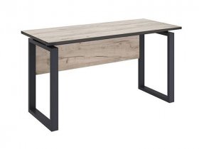 Стол офисный Ст077.0_140 Гермес лофт (дуб крафт серый) в Нюрбе - nyurba.mebel-nsk.ru | фото