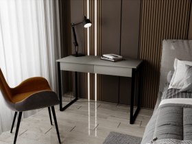 Стол письменный Ст043.0 (графит серый/черный муар) в Нюрбе - nyurba.mebel-nsk.ru | фото